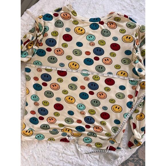 Women’s Balloon Sleeve Simon Pullover Posh Peanut Medium - Picture 6 of 8